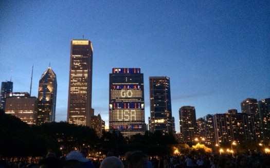 Chicago is cheering for the US Soccer Team